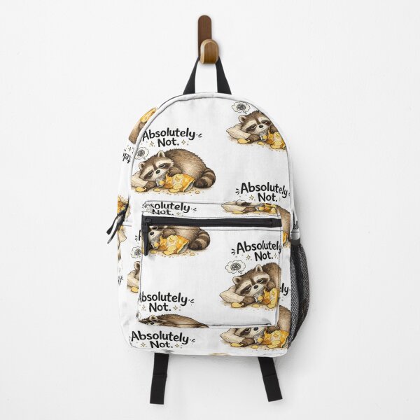 Item preview, Absolutely Not Raccoon Sticker | Funny Tired Raccoon Meme designed and sold by Doodle ⭐⭐⭐⭐⭐.