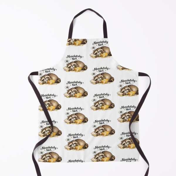 Item preview, Absolutely Not Raccoon Sticker | Funny Tired Raccoon Meme designed and sold by Doodle ⭐⭐⭐⭐⭐.