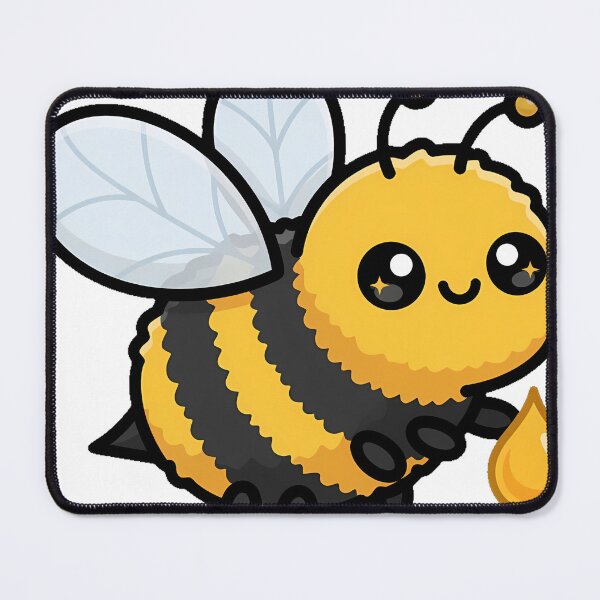 Item preview, Fuzzy Honeybee Emoji Icon designed and sold by pumsquare.