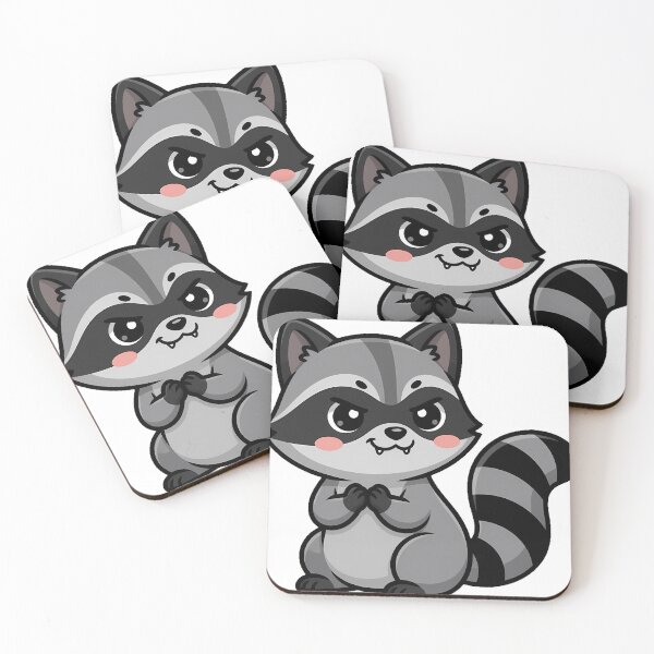 Item preview, Sneaky Raccoon Emoji Icon designed and sold by pumsquare.