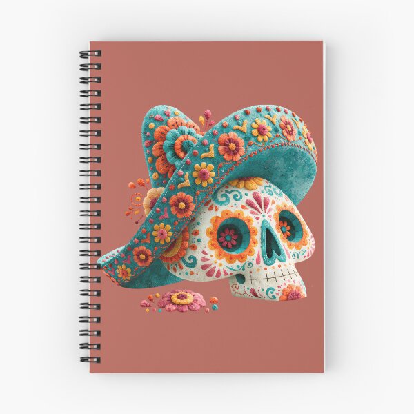 Item preview, Dia de Muertos Sugar Skull Sombrero | Mexican Folk Art designed and sold by MythicMood.
