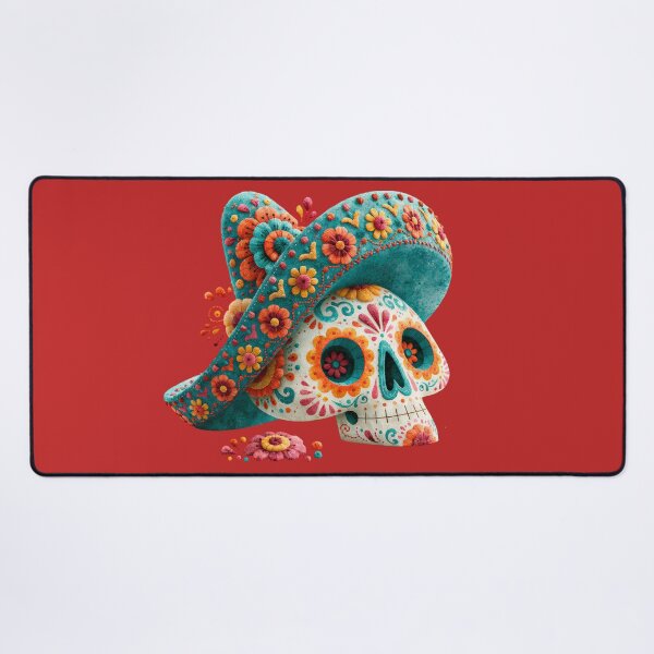Item preview, Dia de Muertos Sugar Skull Sombrero | Mexican Folk Art designed and sold by MythicMood.