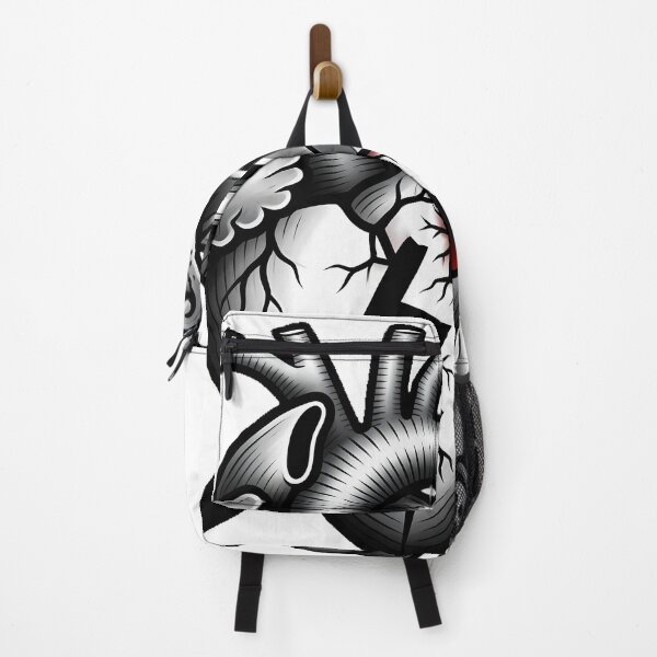Item preview, Broken Heart with Dagger Tattoo Flash designed and sold by IllumeInk.