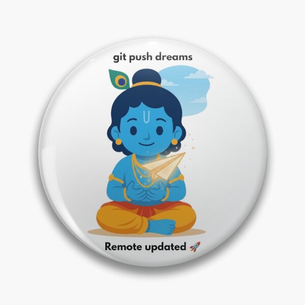 Item preview, git push dreams | Git Developer Sticker | Tech Humor designed and sold by BhaktiByte.