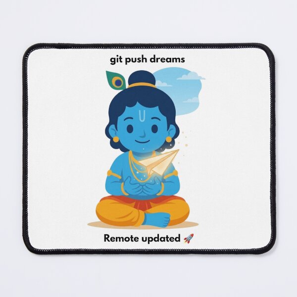 Item preview, git push dreams | Git Developer Sticker | Tech Humor designed and sold by BhaktiByte.