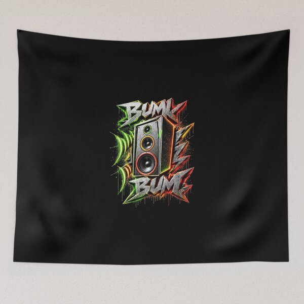 Item preview, Bom Bom techno T Shirt designed and sold by DAX4ART.