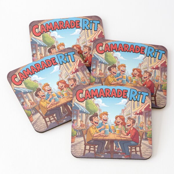 Item preview, Comrade Laughs – A Funny Pun About Friendship and Camaraderie Between Friends 3 designed and sold by WordPlayStudio.