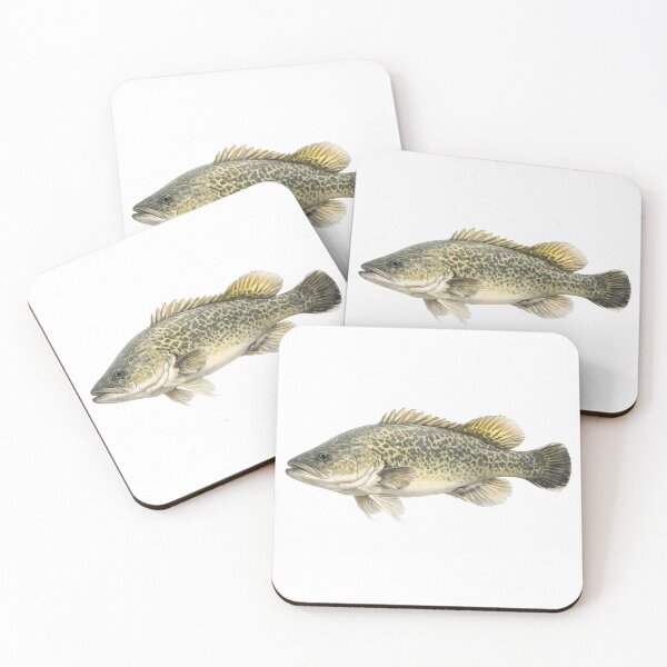 Item preview, Murray Cod — Watercolour Fish Painting designed and sold by Jaruart.