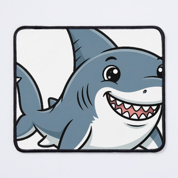Item preview, Smiling Shark Emoji Icon designed and sold by pumsquare.