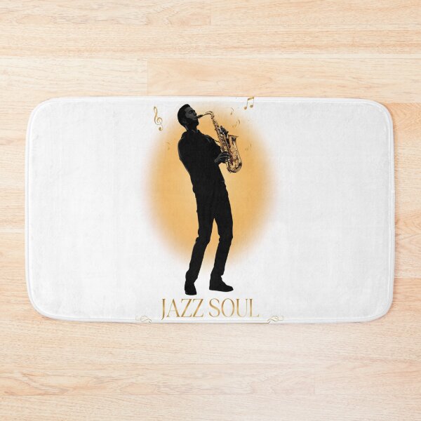 Item preview, Jazz Soul – Saxophonist Silhouette Sunset Design designed and sold by Midnight Veil Designs.