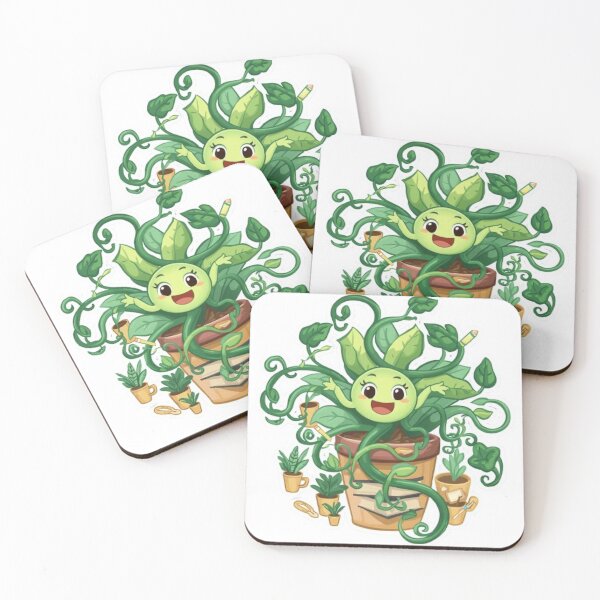 Item preview, Cute Chaotic Houseplant | Funny Botanical Monster Sticker designed and sold by Stylestickers55.