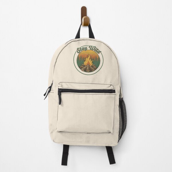 Item preview, STAY WILD - Vintage Campfire Forest Retro Adventure designed and sold by Zazz Lee.