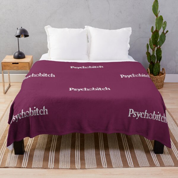 Item preview, Psychobitch - Tilted Smashed Distressed Effect - White designed and sold by unrealindeed.