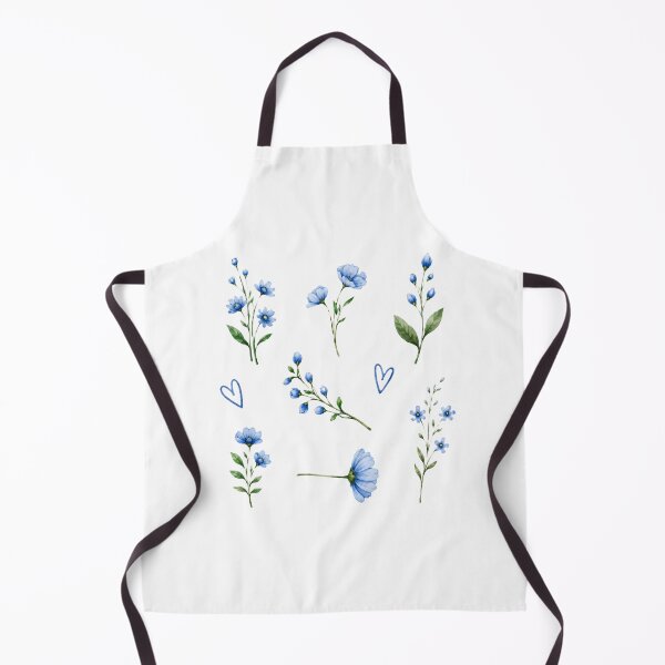 Item preview, Kawaii Blue Flowers Set designed and sold by madebyjulia7.