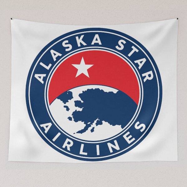 Item preview, Alaska Star Airlines Retro Aviation Logo designed and sold by RetroAviation.