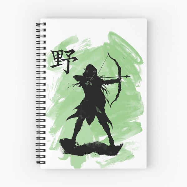 Item preview, Elf Archer | Fantasy Sumi-e Silhouette designed and sold by AnmForge.