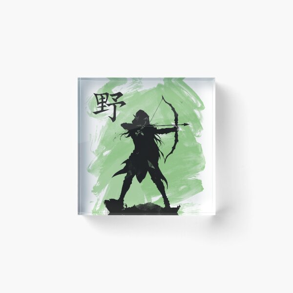 Item preview, Elf Archer | Fantasy Sumi-e Silhouette designed and sold by AnmForge.