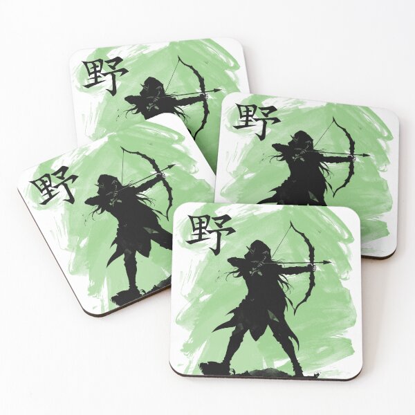 Item preview, Elf Archer | Fantasy Sumi-e Silhouette designed and sold by AnmForge.