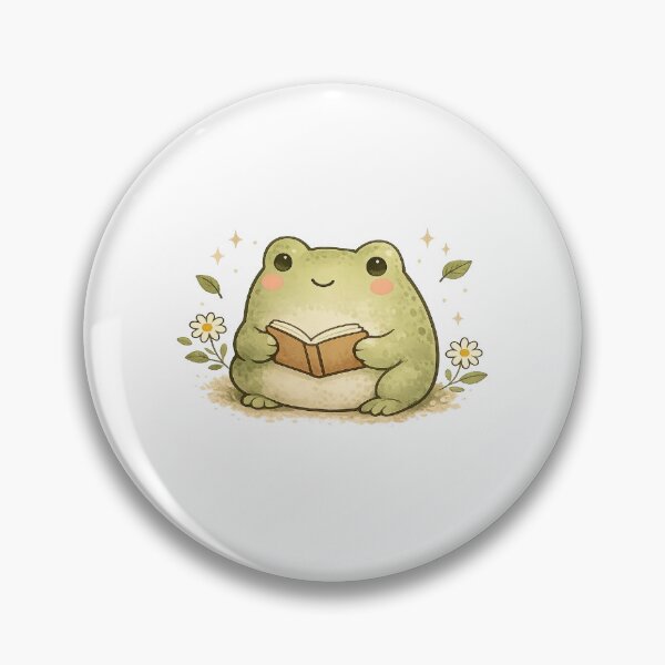 Item preview, Cozy Frog Reading a Book designed and sold by EatPrayLive.