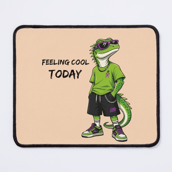 Item preview, Urban Streetwear Lizard Mascot Feeling Cool Today designed and sold by AbderraimArt.