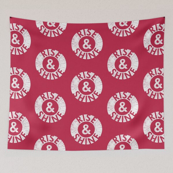 Item preview, Rise & Shine - Circular Distressed Effect Red designed and sold by unrealindeed.