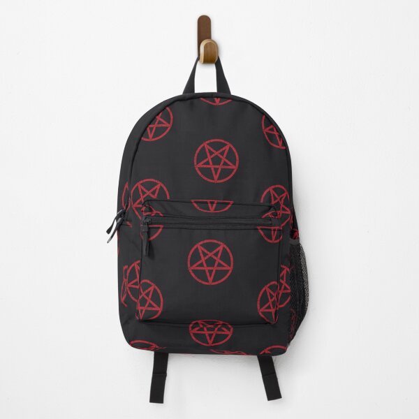 Item preview, Inverted Pentagram AKA Pentacle Circled - Red - Distressed designed and sold by unrealindeed.