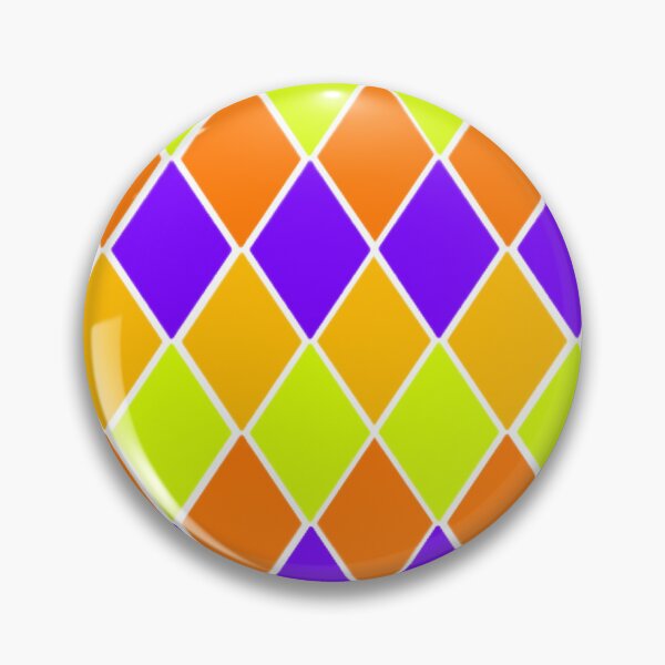 Item preview, Halloween colors diamond pattern  designed and sold by Artistkhg.