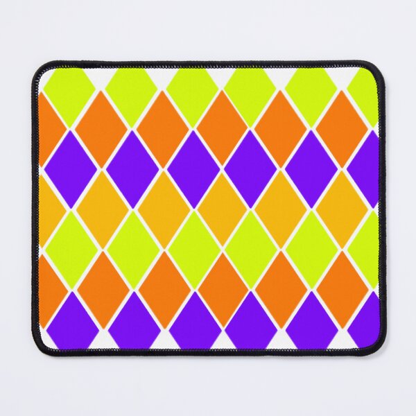 Item preview, Halloween colors diamond pattern  designed and sold by Artistkhg.