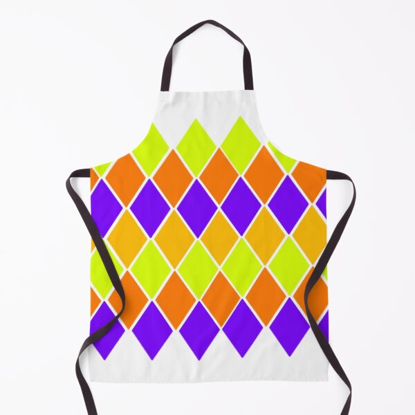 Item preview, Halloween colors diamond pattern designed and sold by Artistkhg.