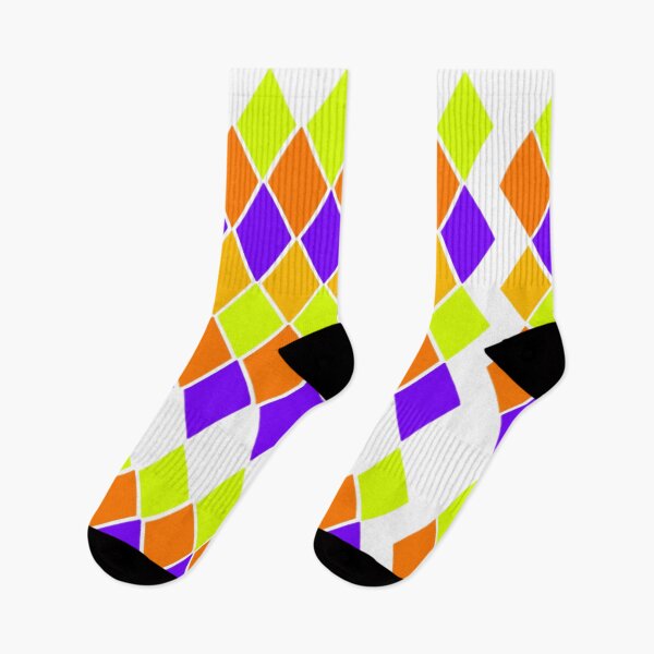 Item preview, Halloween colors diamond pattern  designed and sold by Artistkhg.