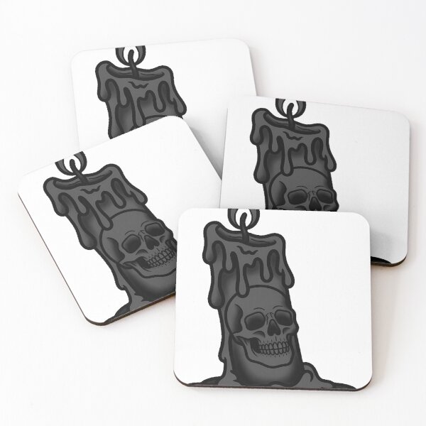 Item preview, Melting Candle Tattoo Flash designed and sold by IllumeInk.