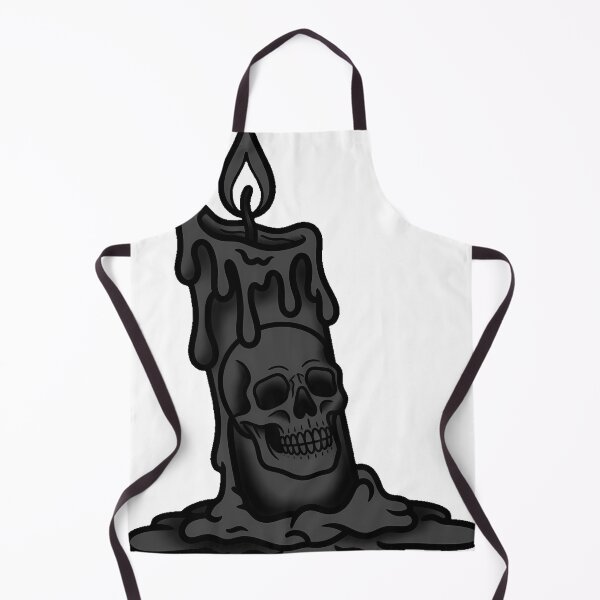 Item preview, Melting Candle Tattoo Flash designed and sold by IllumeInk.
