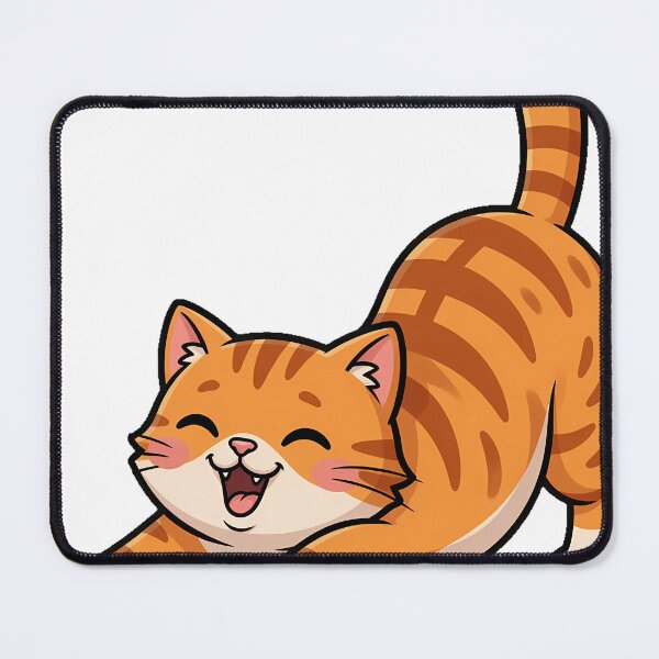 Item preview, Stretching Cat Emoji Icon designed and sold by pumsquare.