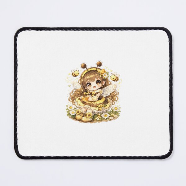 Item preview, Cute Honey Bee Garden Doll Kawaii Sticker designed and sold by blossomfun.