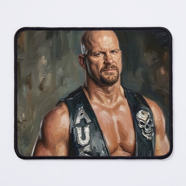 Item preview, Stone Cold Steve Austin Oil Painting designed and sold by maretsad.