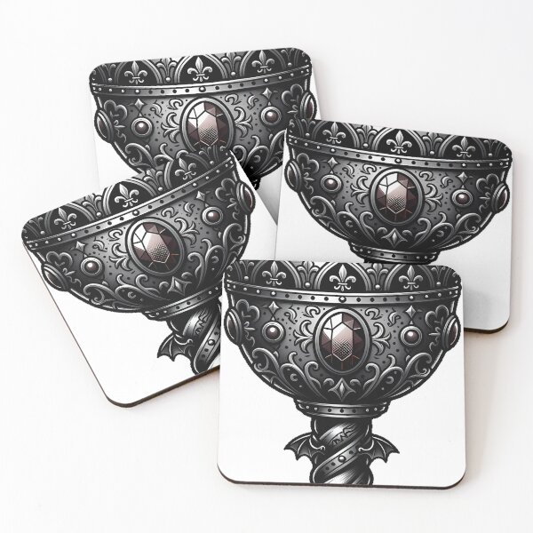 Item preview, Chalice with Moon Tattoo Flash designed and sold by IllumeInk.