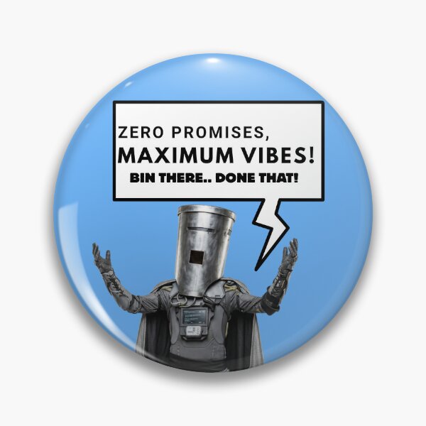 Item preview, Zero Promises, Maximum Vibes – Funny Count Binface designed and sold by Palette & Hue.