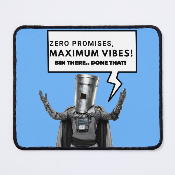 Item preview, Zero Promises, Maximum Vibes – Funny Count Binface designed and sold by Palette & Hue.