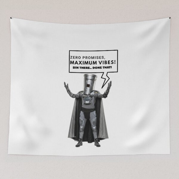 Item preview, Zero Promises, Maximum Vibes – Funny Count Binface designed and sold by Palette & Hue.