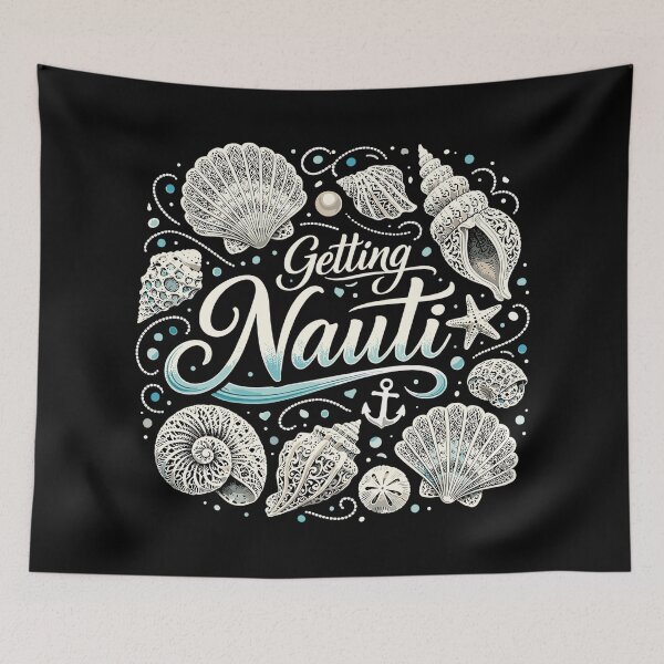 Item preview, JGA Women's Maritime Shirt - Getting Nauti Shell designed and sold by Pineapple-Tree.