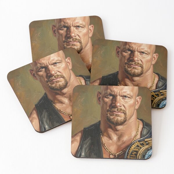 Item preview, Stone Cold Steve Austin Oil Painting designed and sold by maretsad.