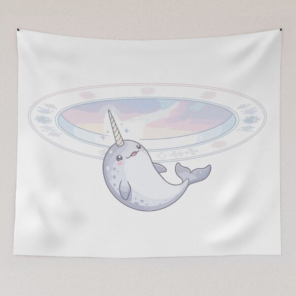 Item preview, Kawaii Narwhal Unicorn of the Sea Ice Hole designed and sold by Arc2020.