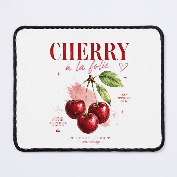 Item preview, Cherry à la folie french fruit lover designed and sold by Sixtinebzh.