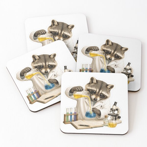 Item preview, Curious Raccoon Science Lab designed and sold by Snurly.