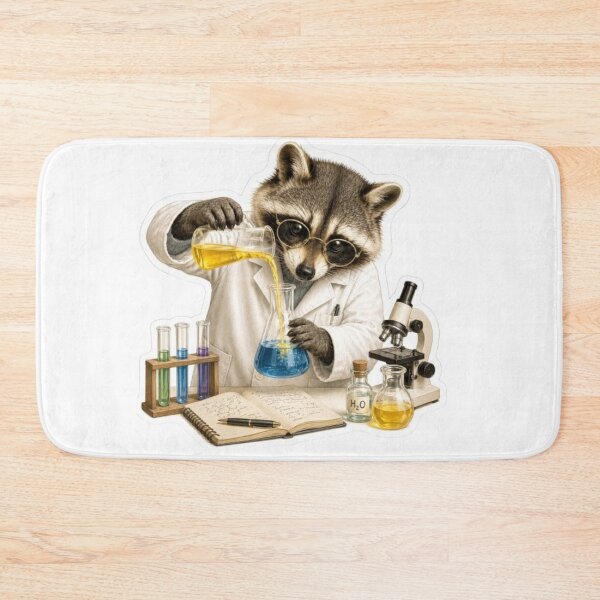 Item preview, Curious Raccoon Science Lab designed and sold by Snurly.