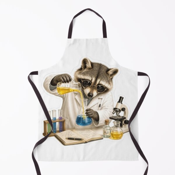 Item preview, Curious Raccoon Science Lab designed and sold by Snurly.