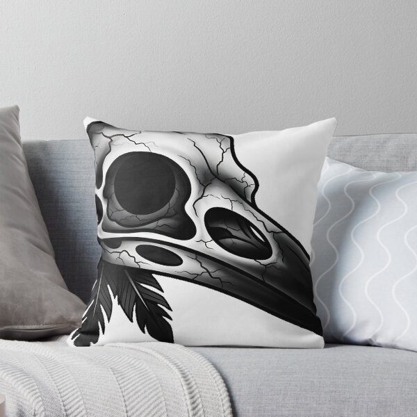 Item preview, Raven Skull Tattoo Flash designed and sold by IllumeInk.