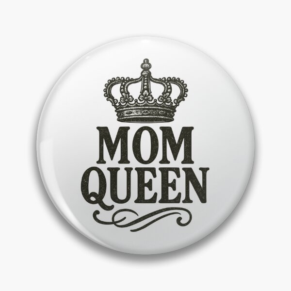 Artikelvorschau, Mom Queen – Vintage Krone Statement Design entworfen und verkauft von Pineapple-Tree.
