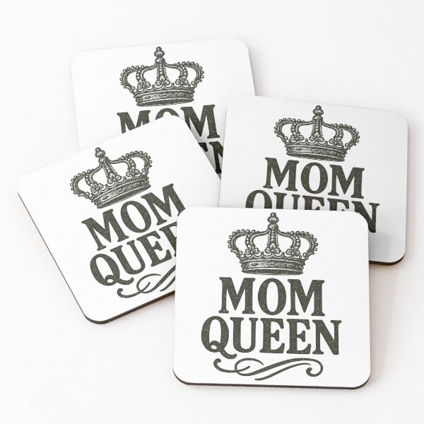 Item preview, Mom Queen – Vintage Crown Statement Design designed and sold by Pineapple-Tree.