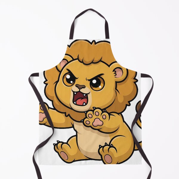 Item preview, Roaring Lion Cub Emoji Icon designed and sold by pumsquare.